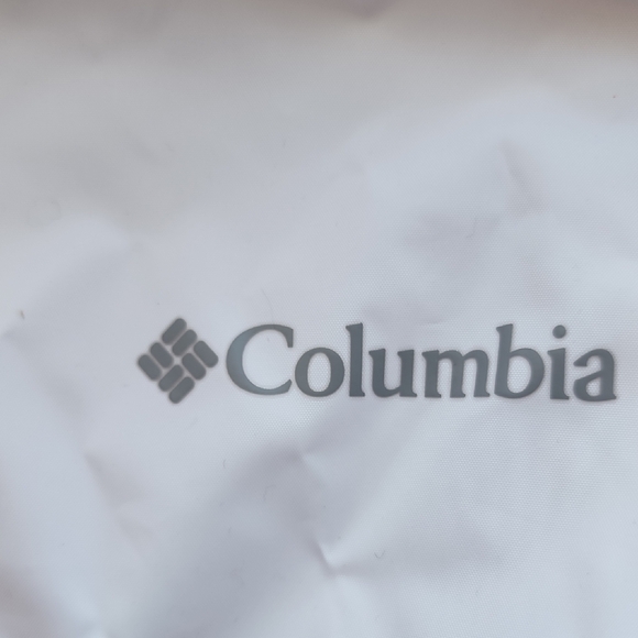 COLUMBIA Women's Arcadia II White & Peach Omni Tech Rain Jacket - Picture 9 of 10